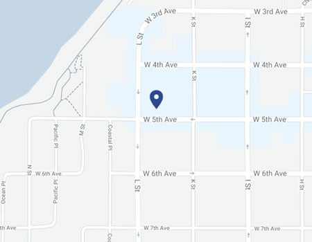 Map of Anchorage office location